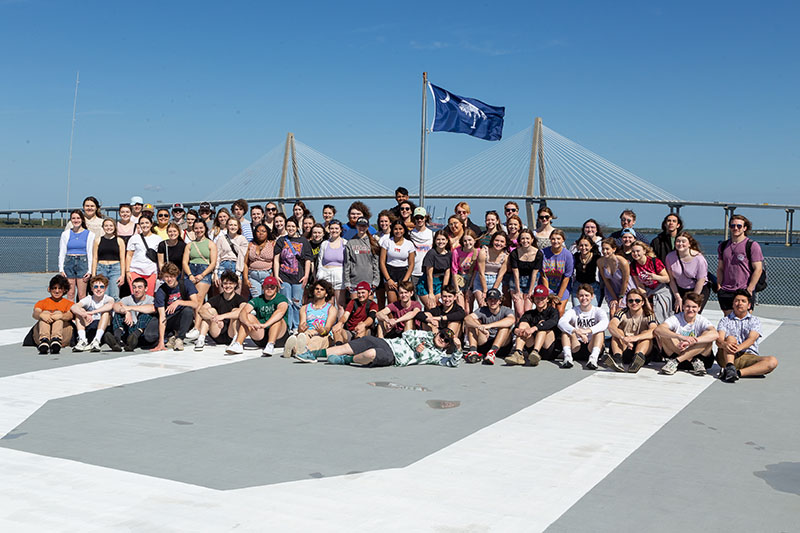 Class of 2023 at Patriot’s Point Naval Museum